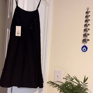 a new day Black Spaghetti-Strap Sundress